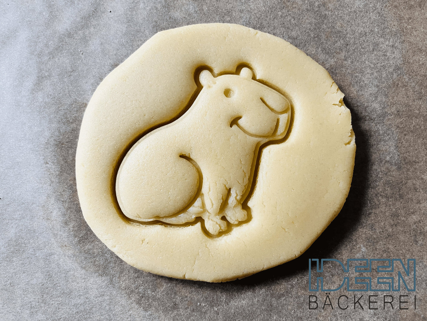 Keksausstecher Capybara 7,5cm hoch Ausstechform, verschiedene Farben möglich Ausstecher für Plätzchen Kekse Teig