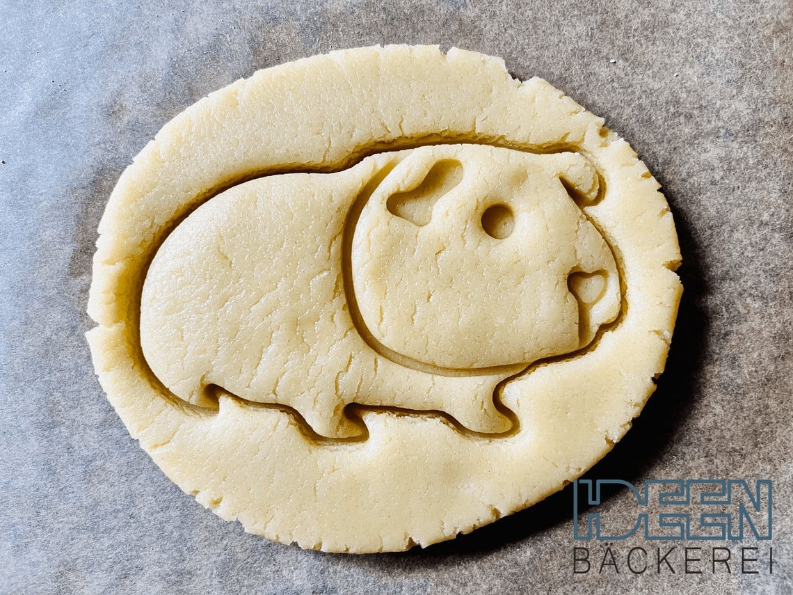 Keksausstecher Set "Süße Tiere" 3-teilig Spar-Pack Sonderangebot, verschiedene Farben möglich Ausstechform für Plätzchen Kekse Teig