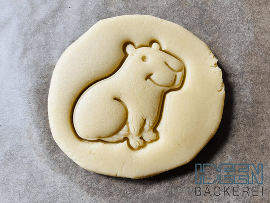 Keksausstecher Capybara 7,5cm hoch Ausstechform, verschiedene Farben möglich Ausstecher für Plätzchen Kekse Teig